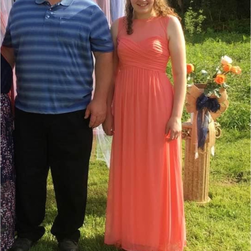 Coral Bridesmaids Dress